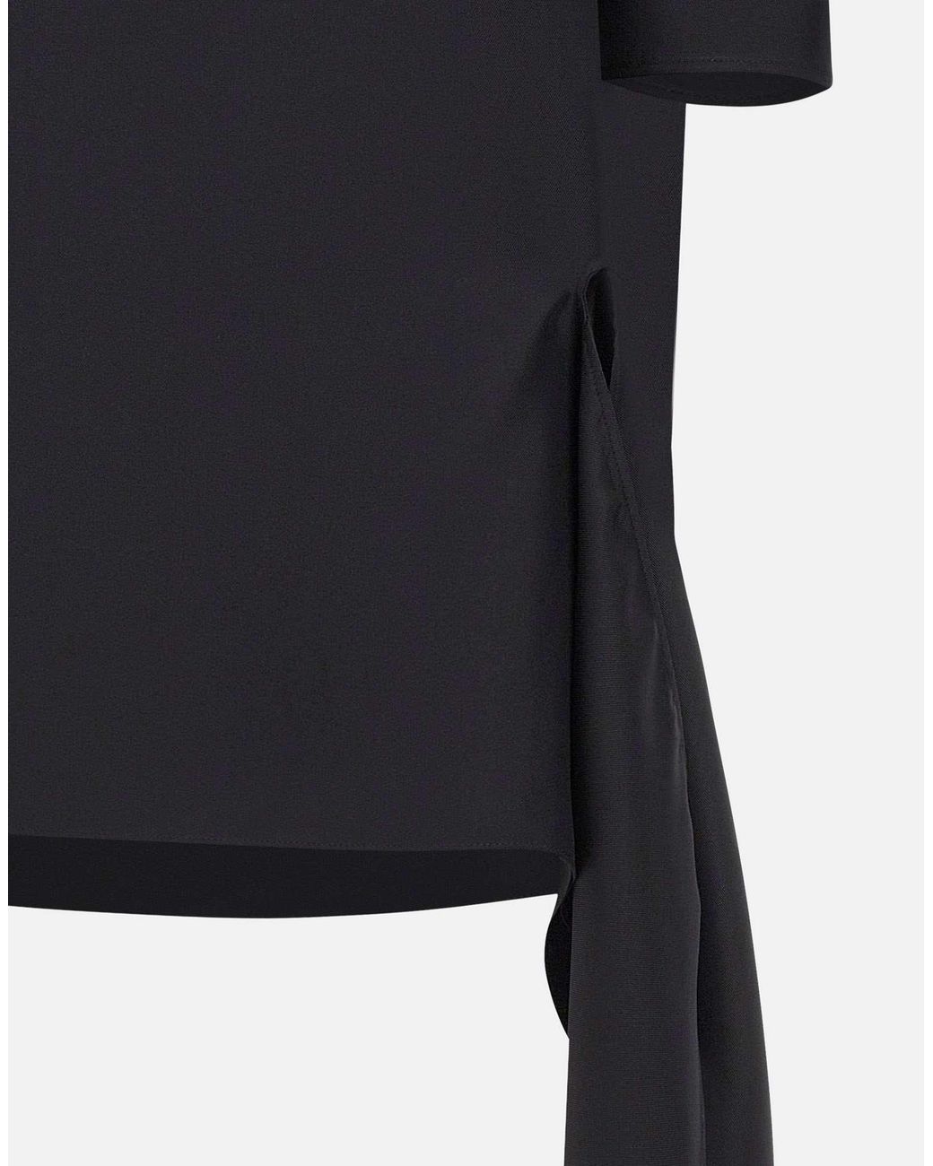Loulou de Saison Black Mano Asymmetric Top