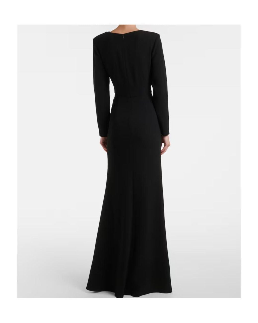 Roland Mouret Black Cady Gown