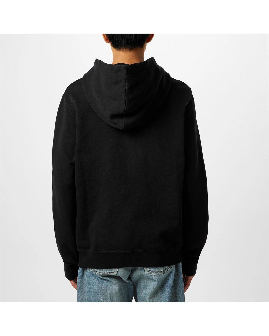 Saint Laurent Blue Rive Gauche Hoodie for men