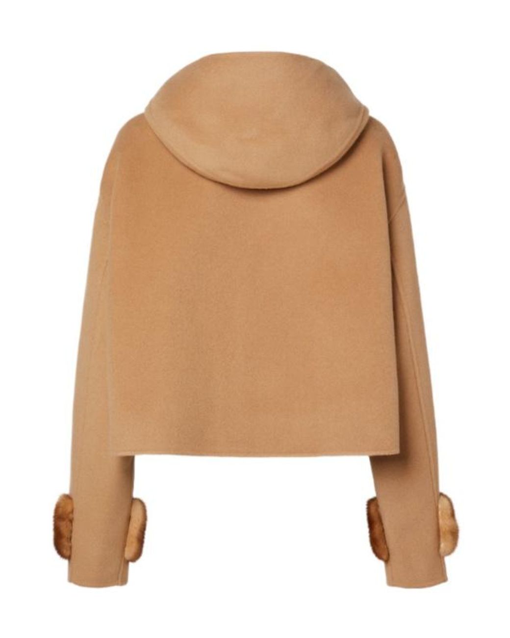 Fendi Natural Double-Sided Cashmere Jacket