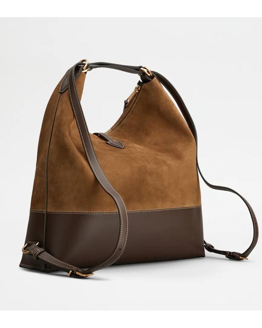 Tod's Brown T Timeless Shoulder Bag