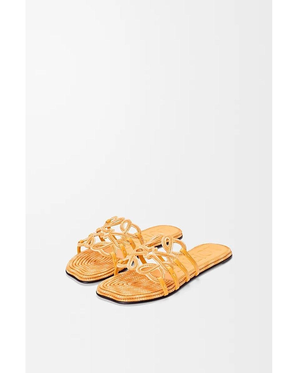 Loewe Metallic Petal Anagram Slides