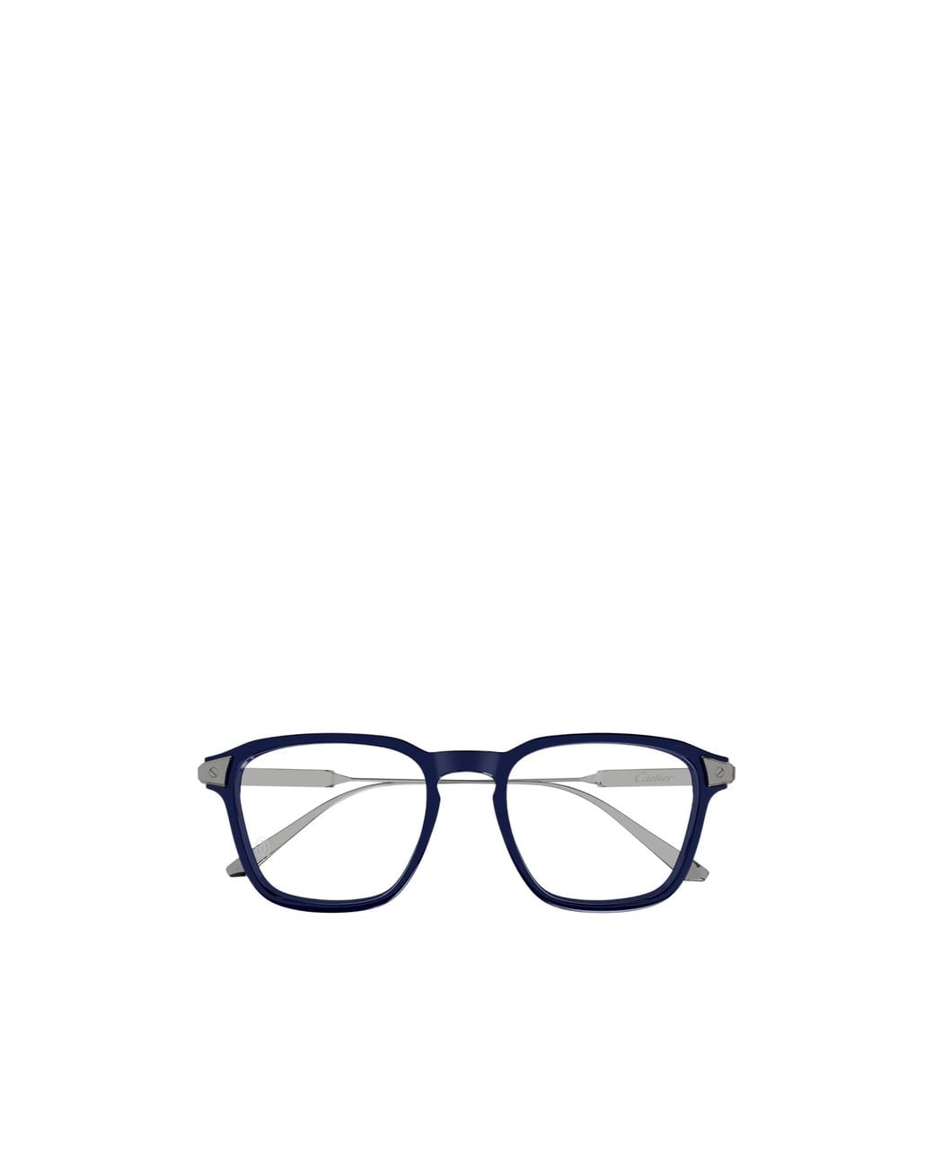 Cartier White Square Frame Glasses for men