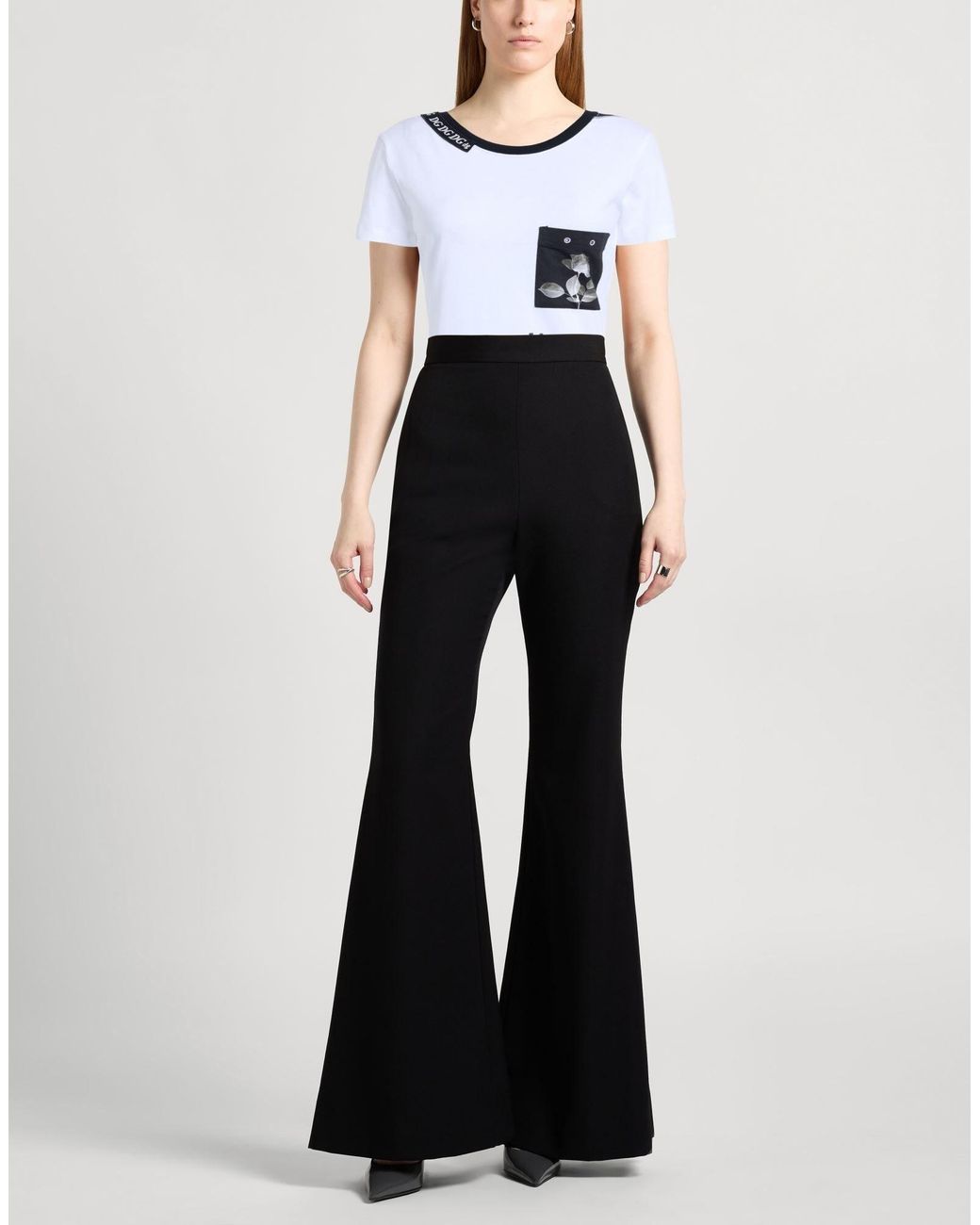 Dolce & Gabbana White Printed T-Shirt
