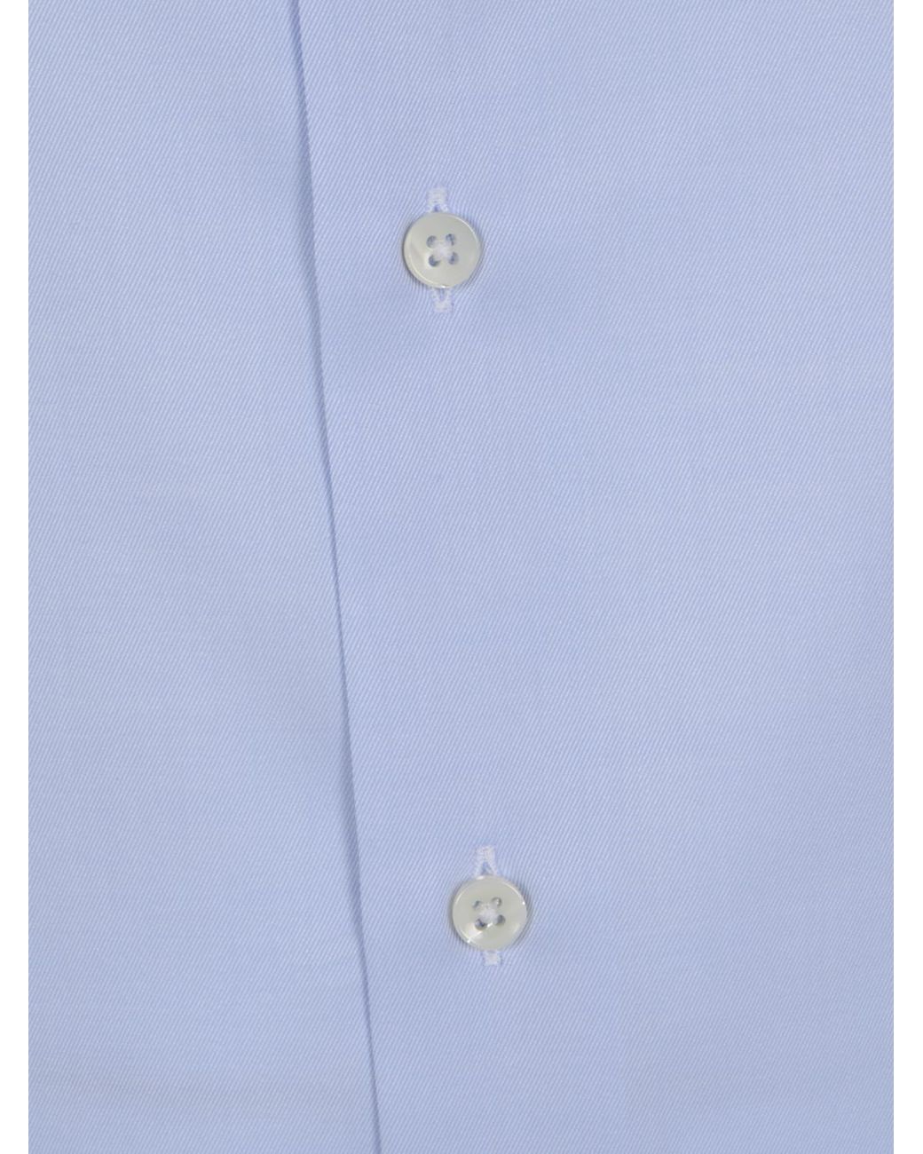 Canali Blue Regular Fit Shirt for men