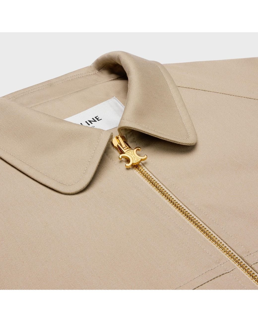 Céline Natural Triomphe Blouson Jacket