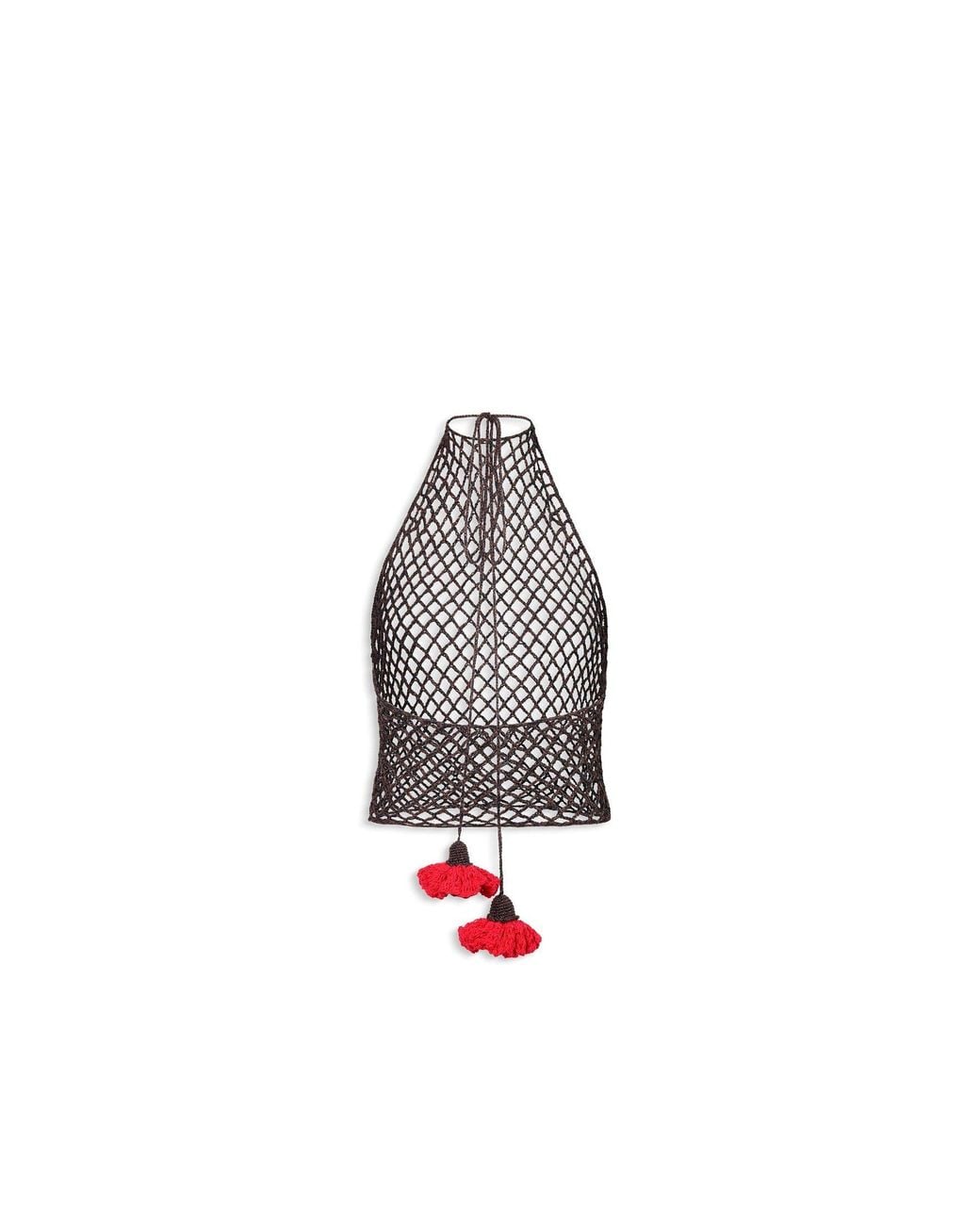 Alaïa White Alaïa Flower Crochet Knitted Top