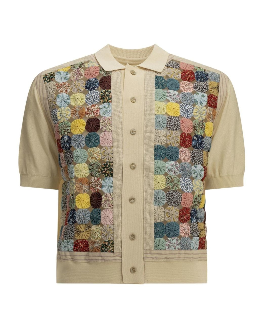 Kapital Natural X Yo-Yo Patchwork Shirt for men