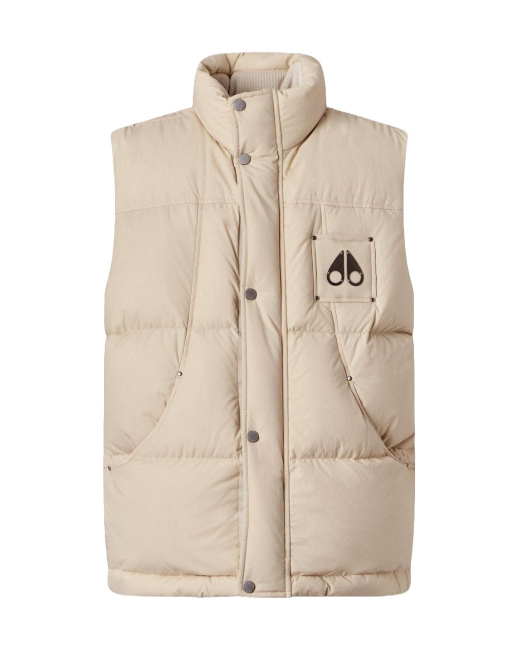 Moose Knuckles Natural Everest Down Puffer Vest for men