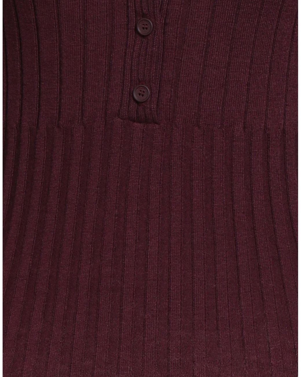 MAX&Co. Purple Ribbed-Knit Jumper