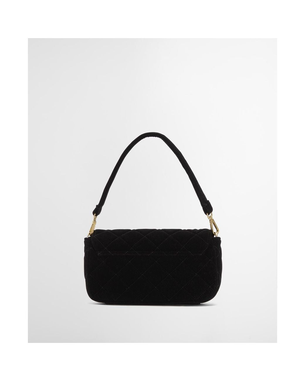 Barbour Black Soho Mini Quilted Crossbody Bag