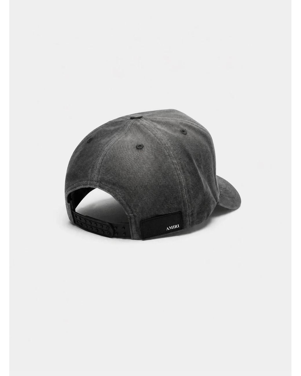 Amiri Gray Ma Script Baseball Cap for men