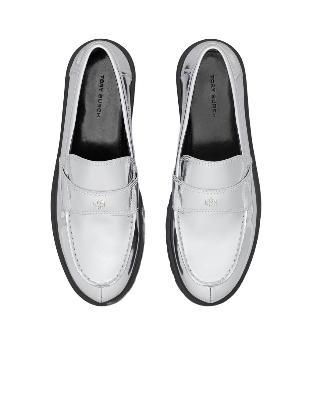 Tory Burch White Flat Shoes