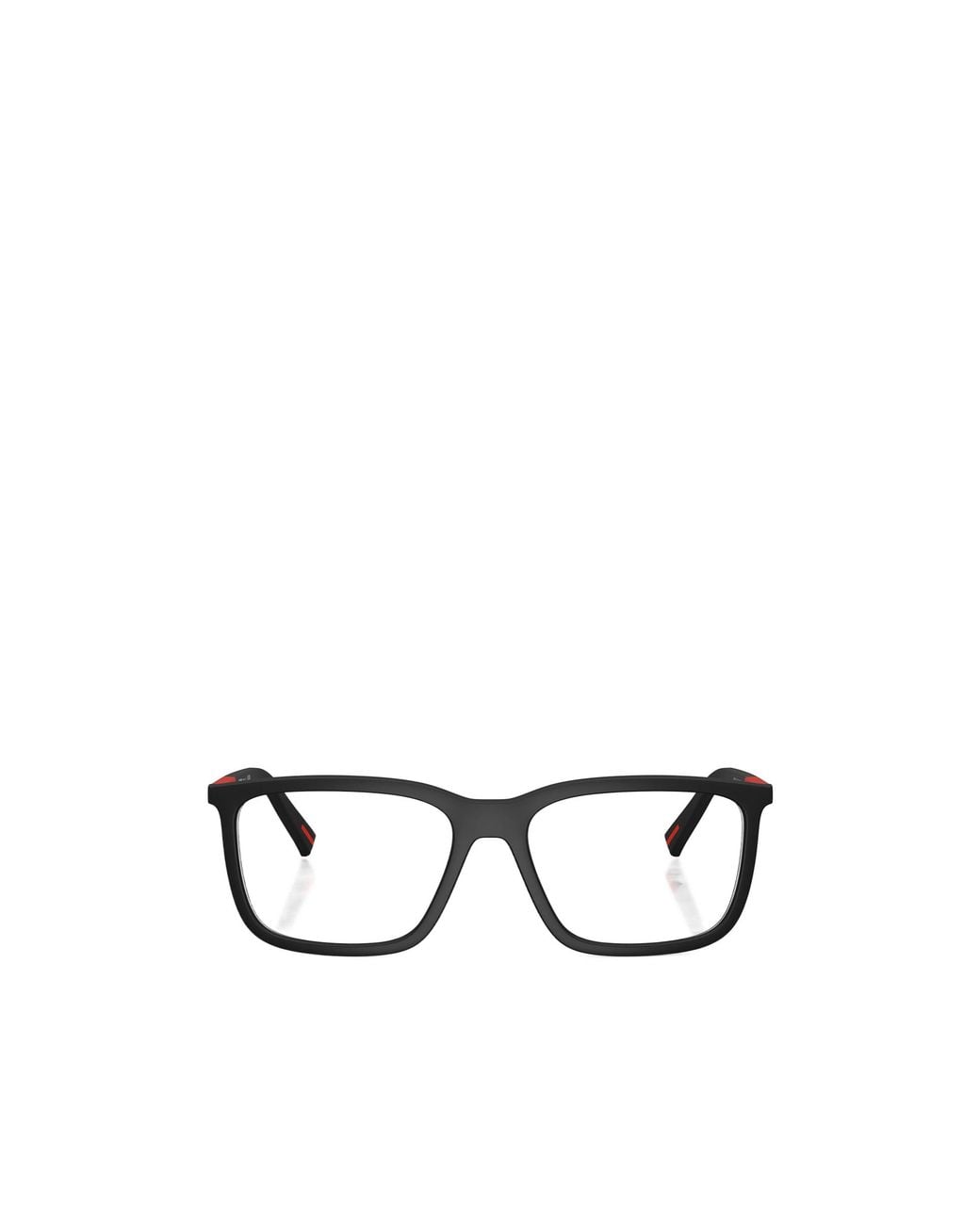 Prada Linea Rossa White Prada Eyewear Linea Rossa Pillow Frame Glasses for men