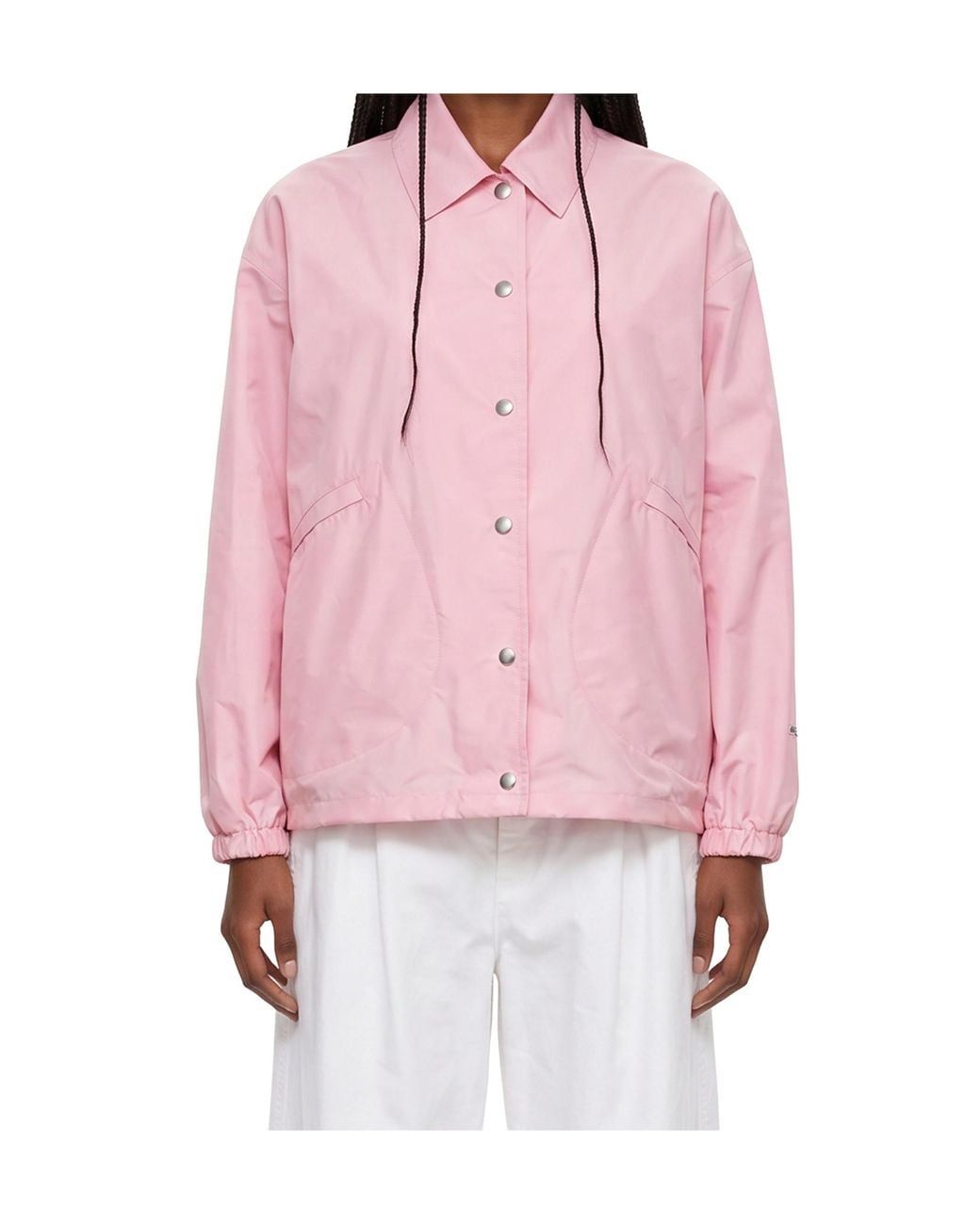 Jil Sander Pink Long-Sleeve Casual Jacket