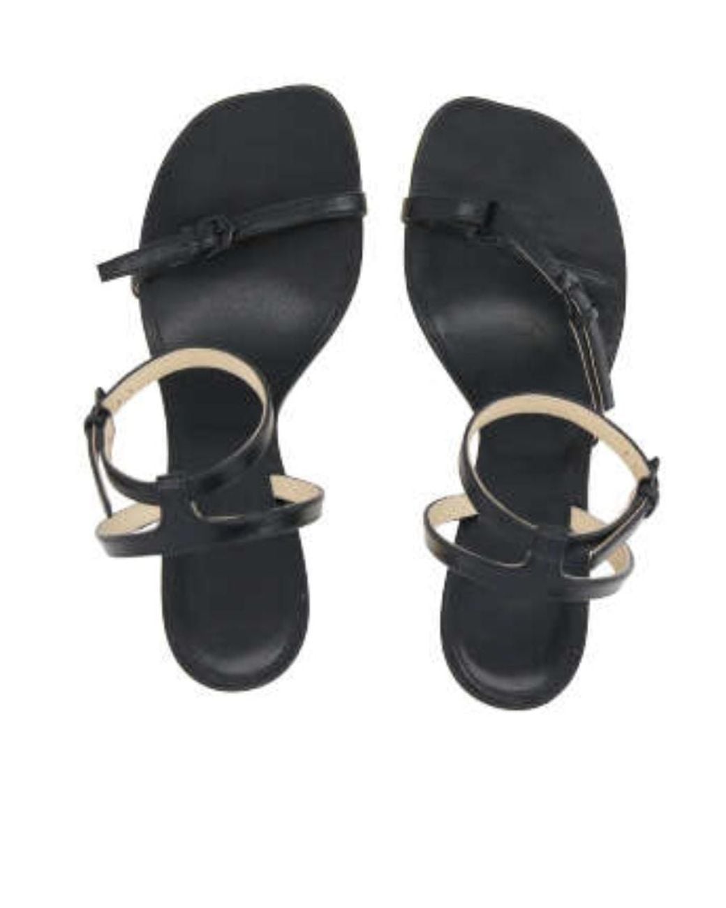 Loewe Metallic Petal Stiletto Ankle Strap Sandals