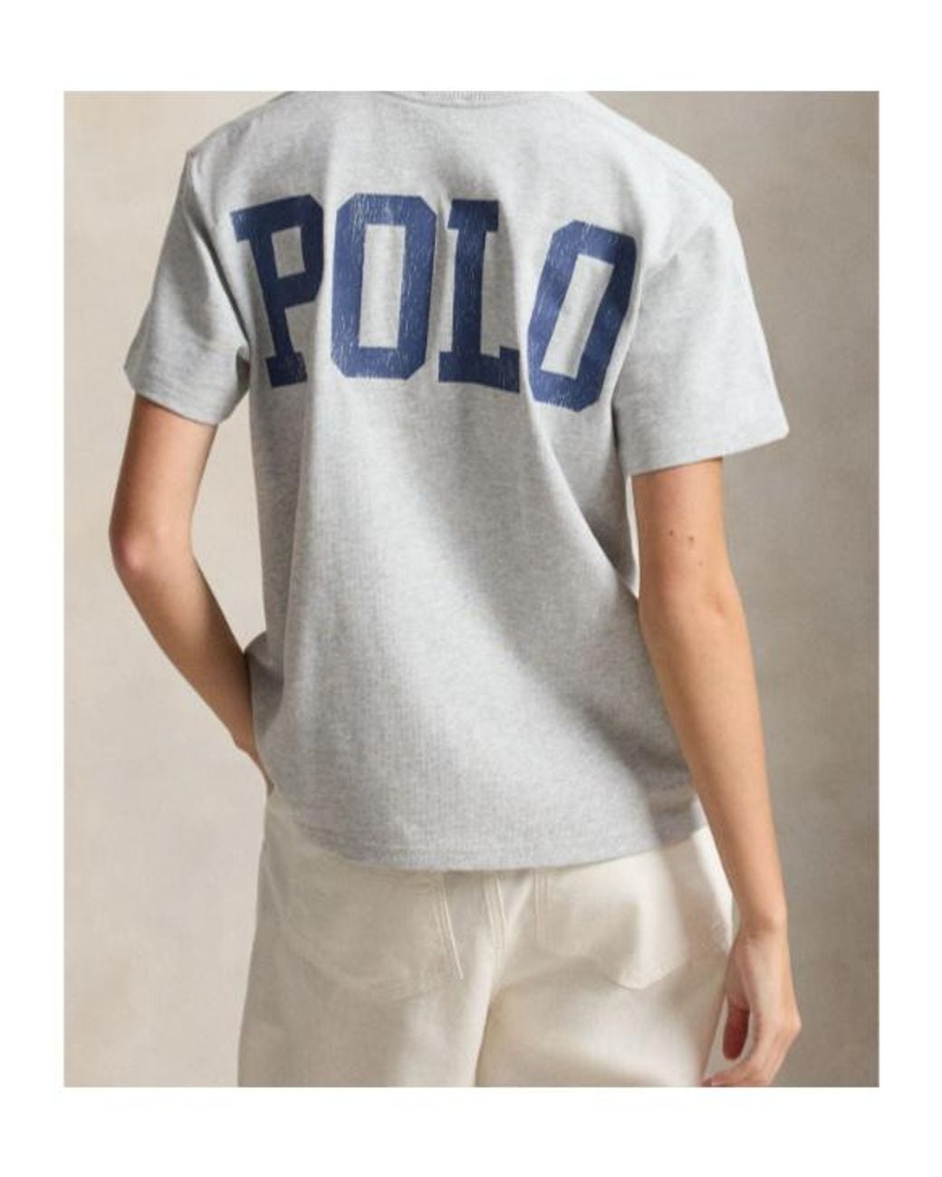 Polo Ralph Lauren White Logo-Print Cotton T-Shirt