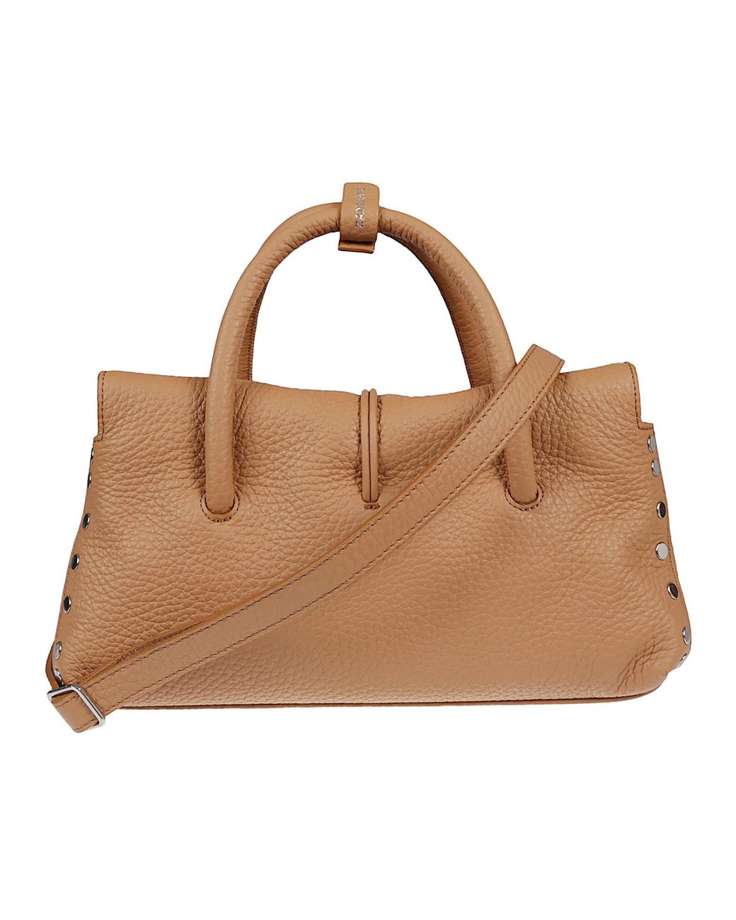 Zanellato Brown Dotta Centauro Small Top Handle Bag