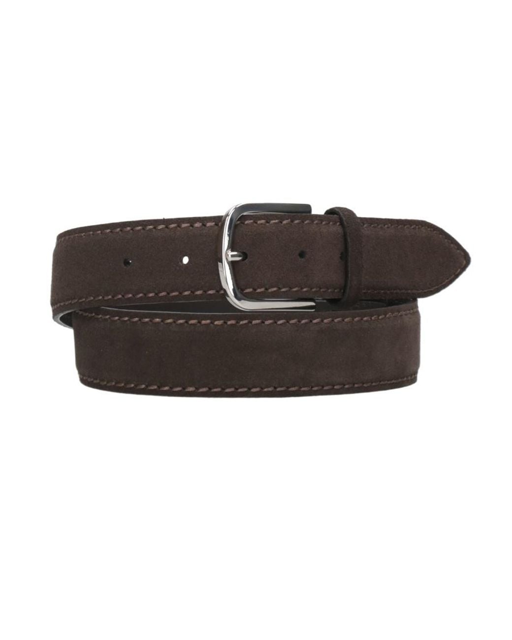 Orciani Black Logo Belt for men