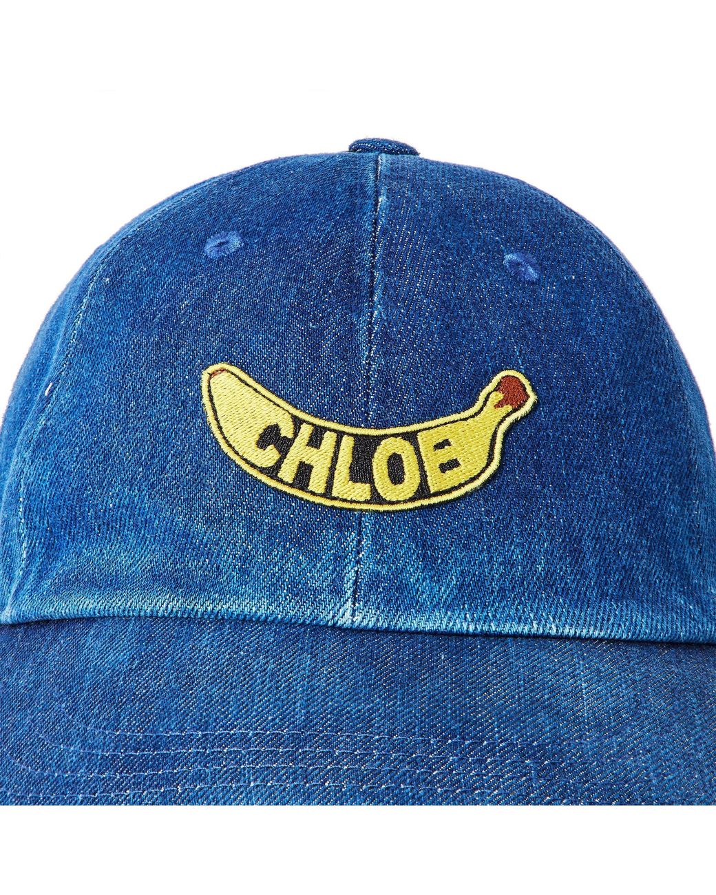 Chloé Blue Minimalist Baseball Cap