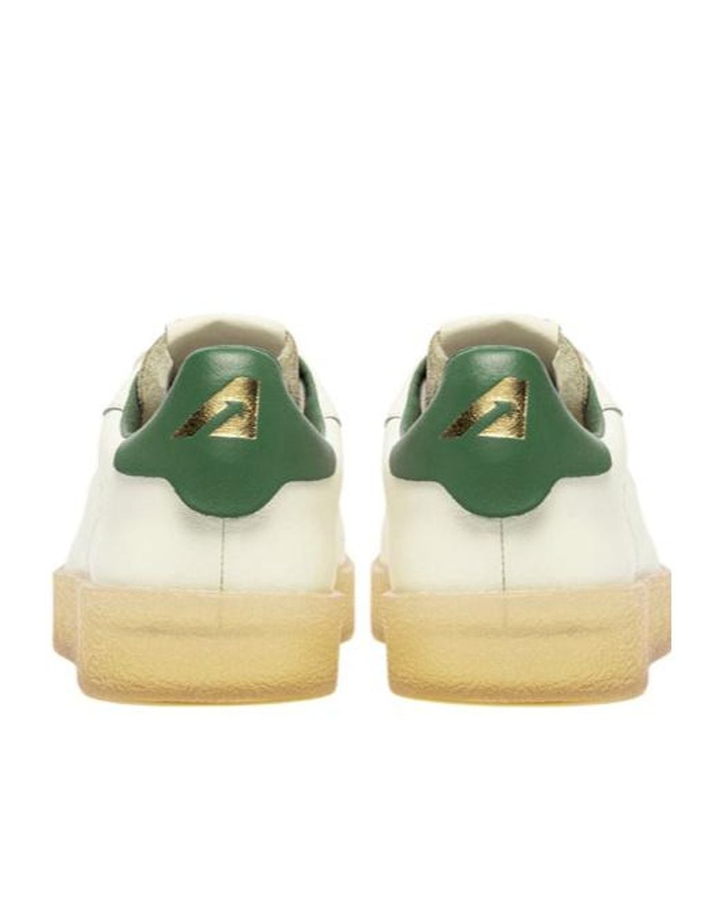 Autry White Dallas Lace-Up Sneakers for men