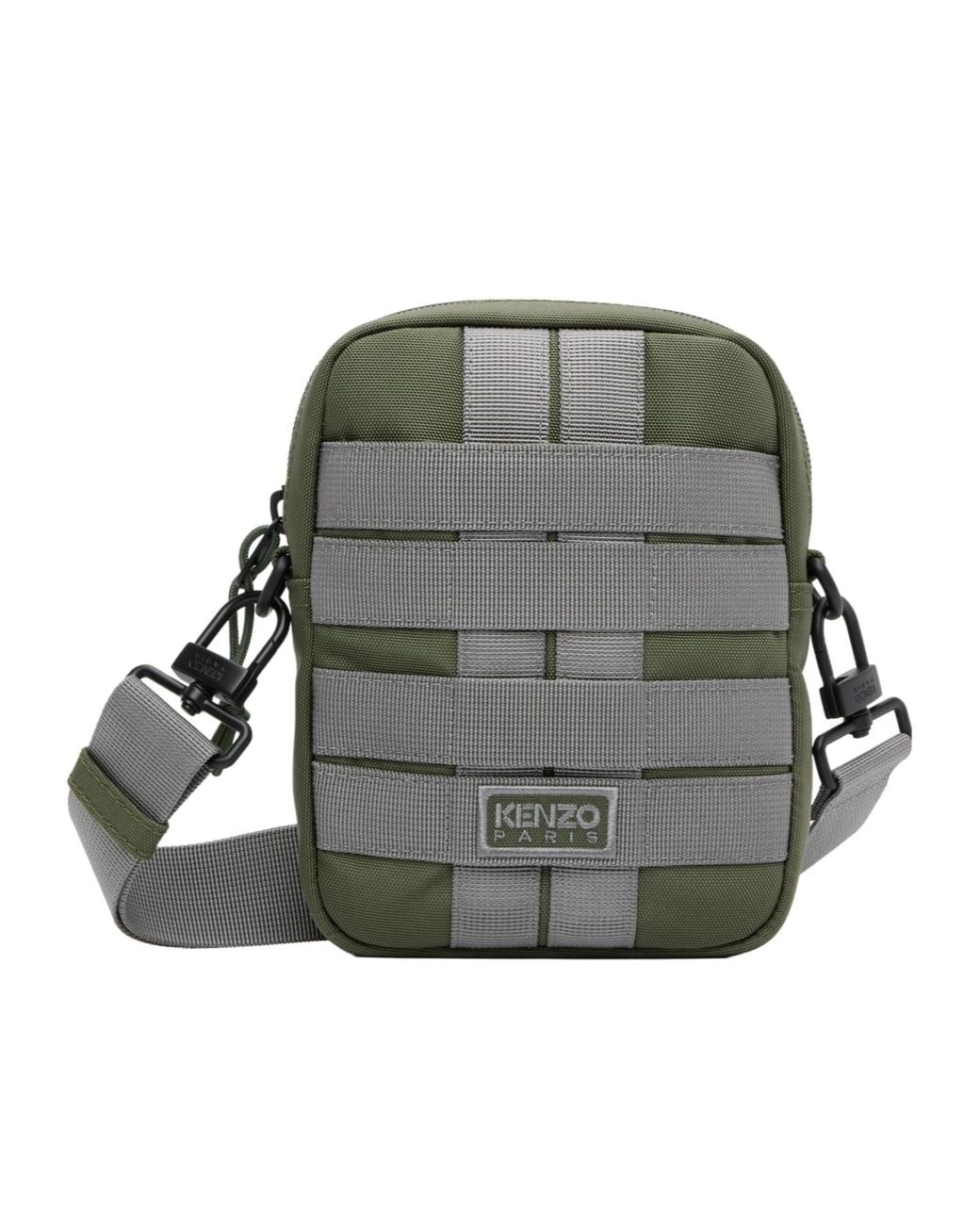 KENZO Gray Explorer' Sling Bag for men