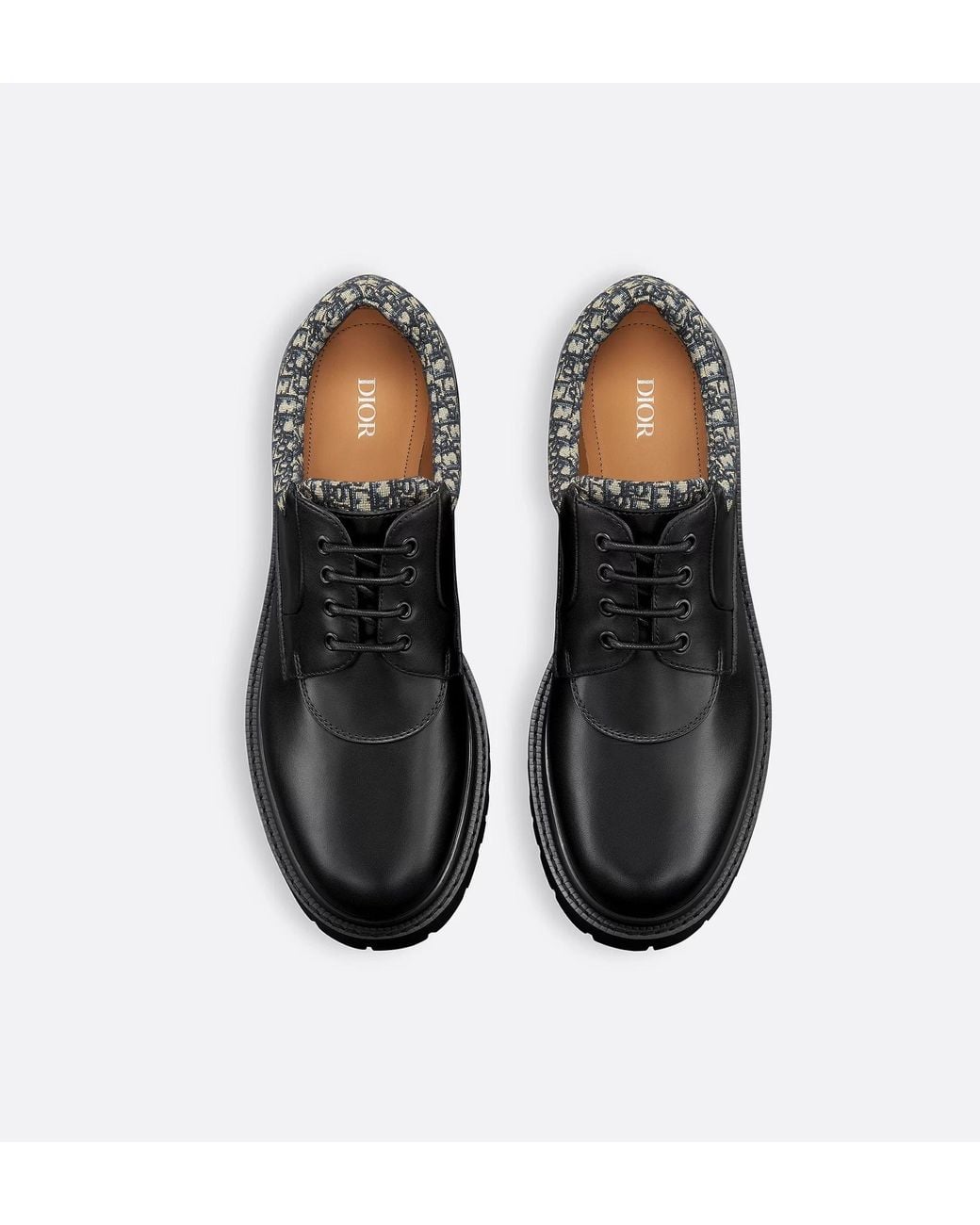 Dior Black Homme Explorer Iii Derby Shoes for men