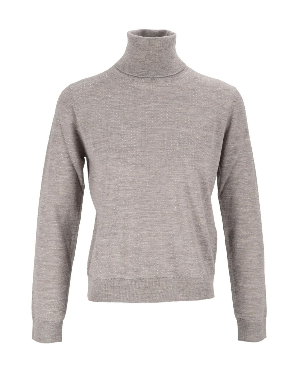 P.A.R.O.S.H. Gray Turtleneck Sweater