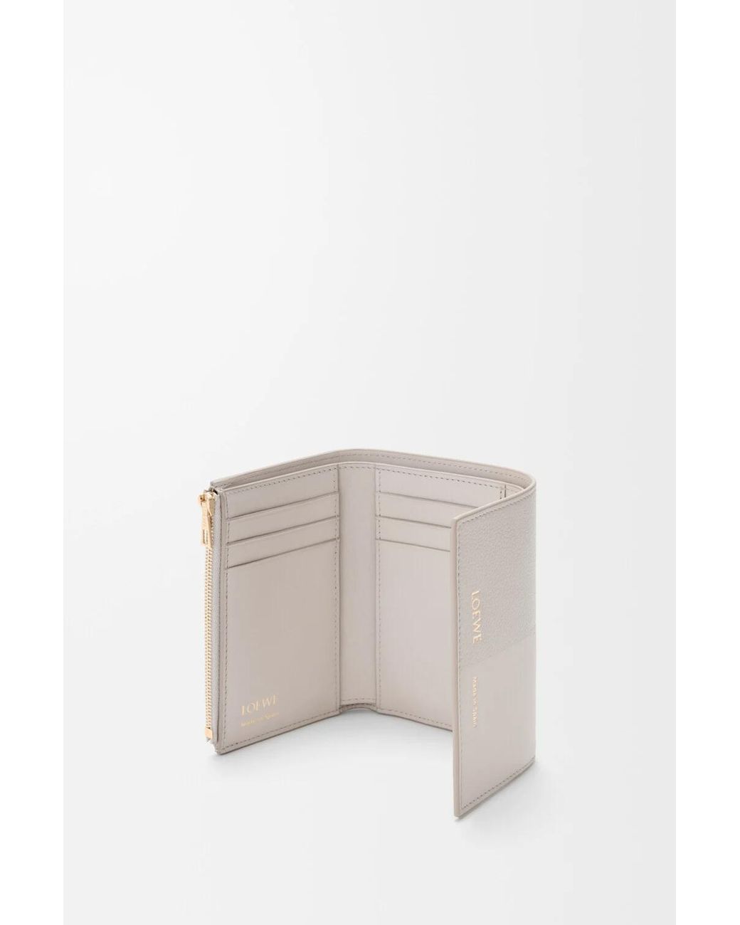 Loewe White Logo Vertical Wallet