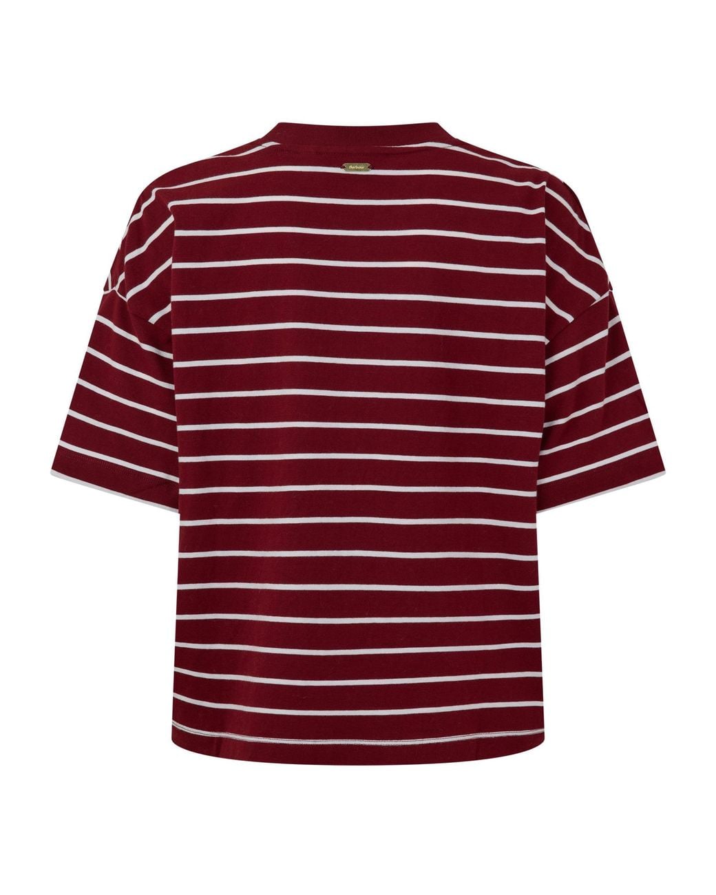 Barbour Red Striped Short-Sleeve Tee