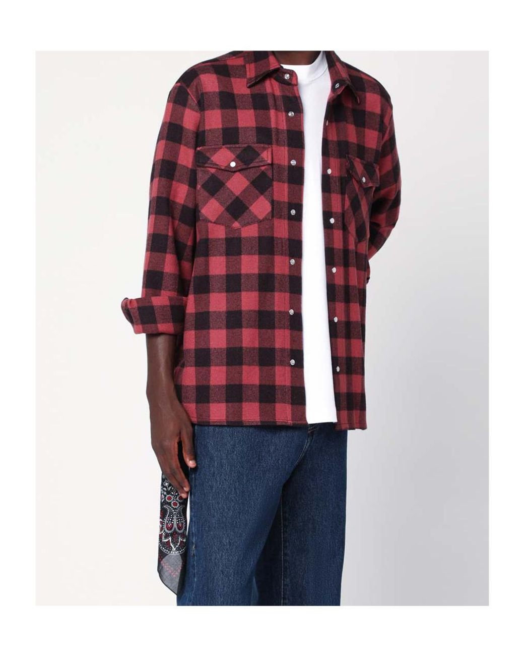 Destin Destin Checkered Overshirt for men