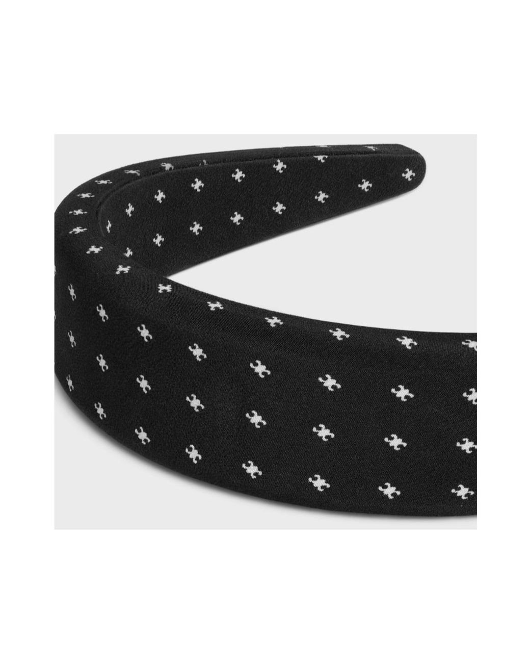 Céline Black Micro Triomphe Headband