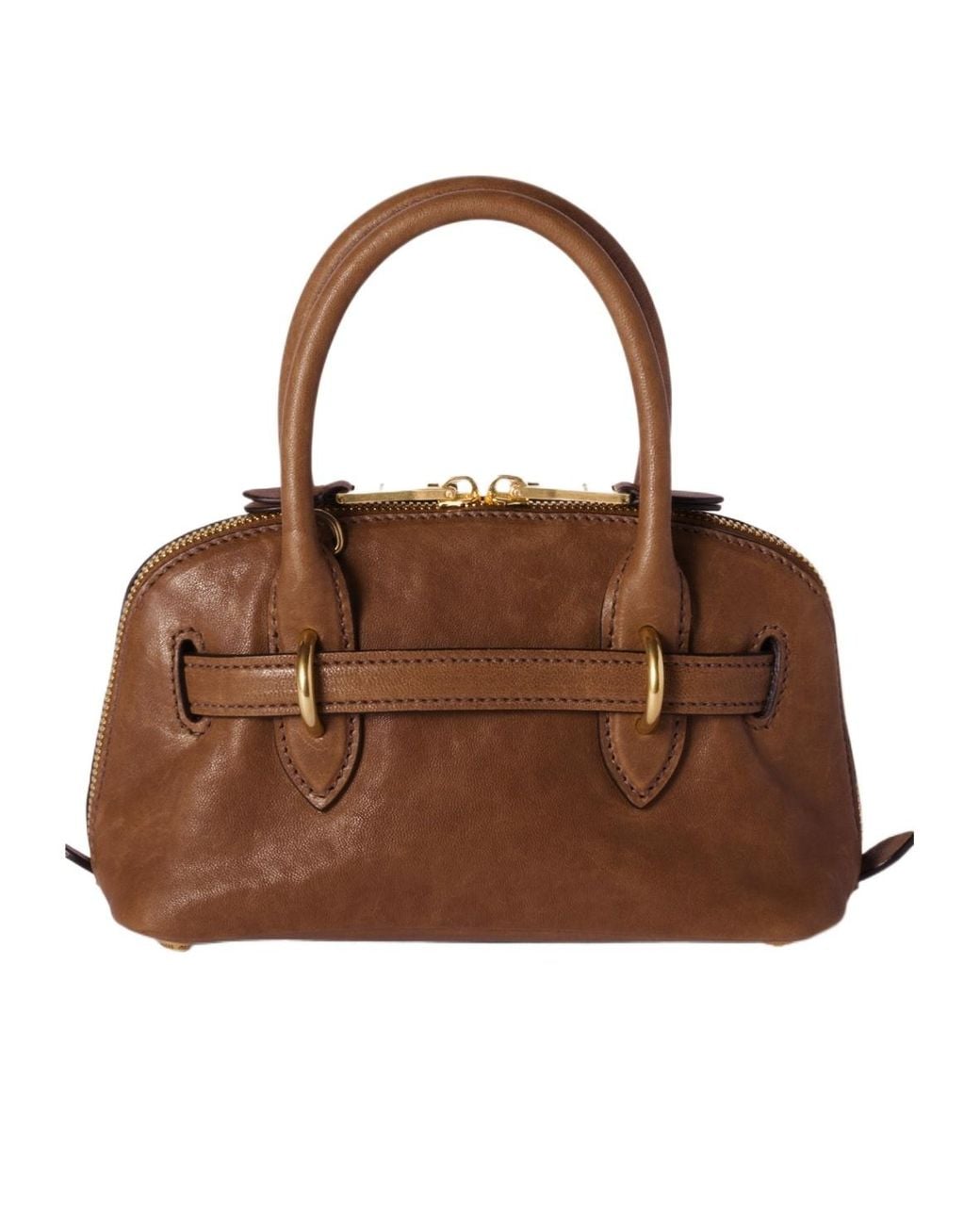 Miu Miu Brown Aventure Mini Shoulder Bag