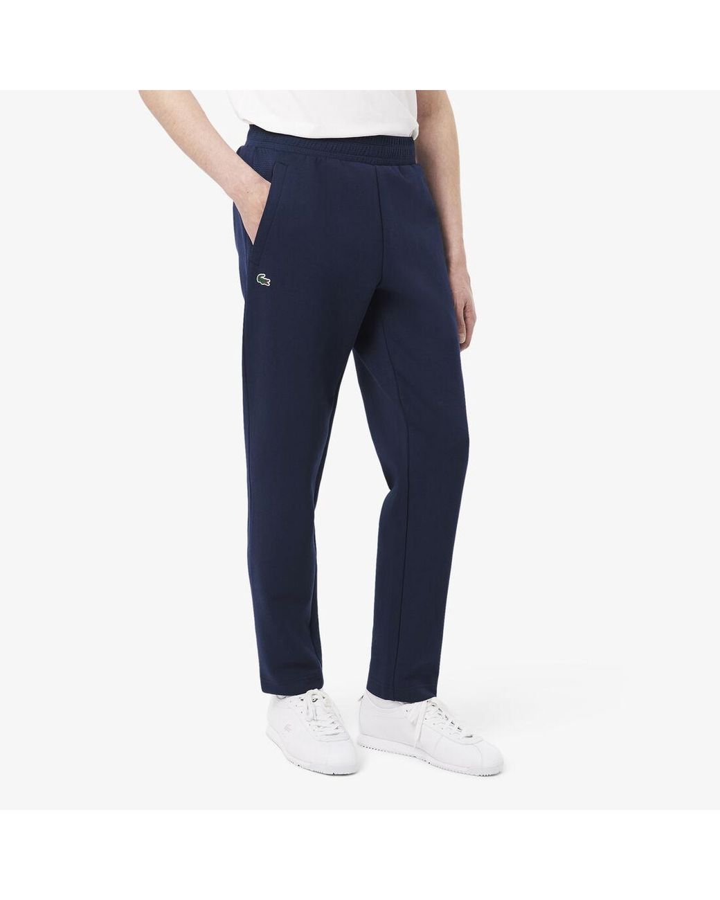 Lacoste Blue Tapered Leg Sweatpants for men