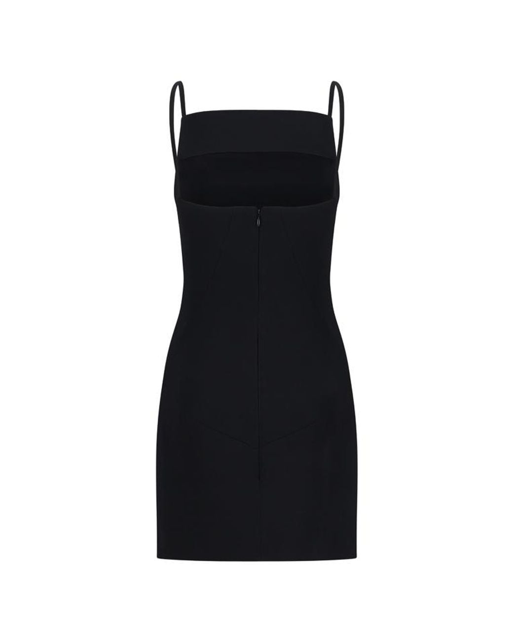 Givenchy Black Sliced Mini Dress