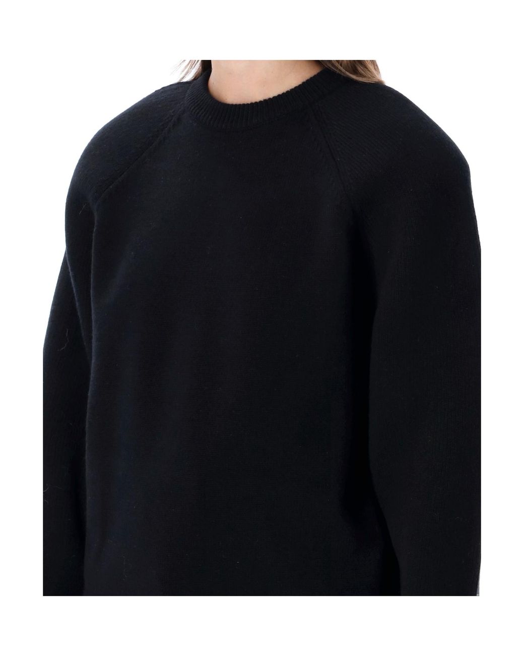Frankie Shop Blue Lina Padded Knitted Sweater
