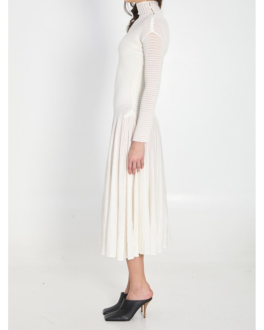 Alaïa White Alaïa Twisted Dress