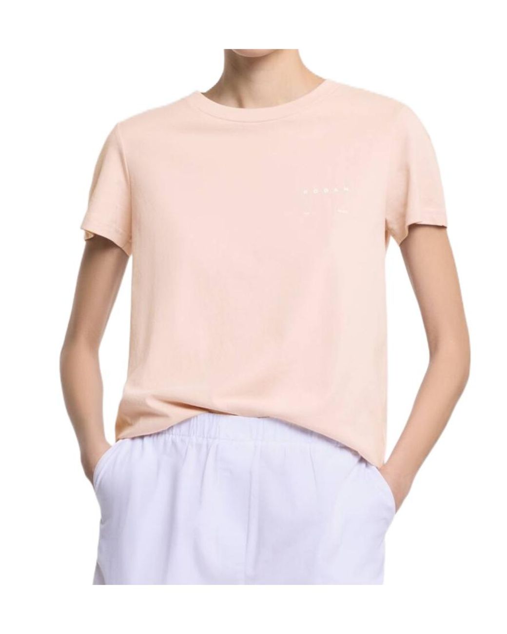 Hogan Pink Logo-Print T-Shirt