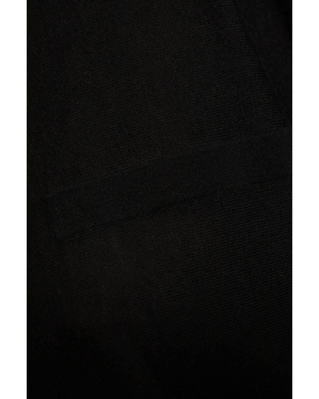 Lisa Yang Black Norie Polo Knitted Top