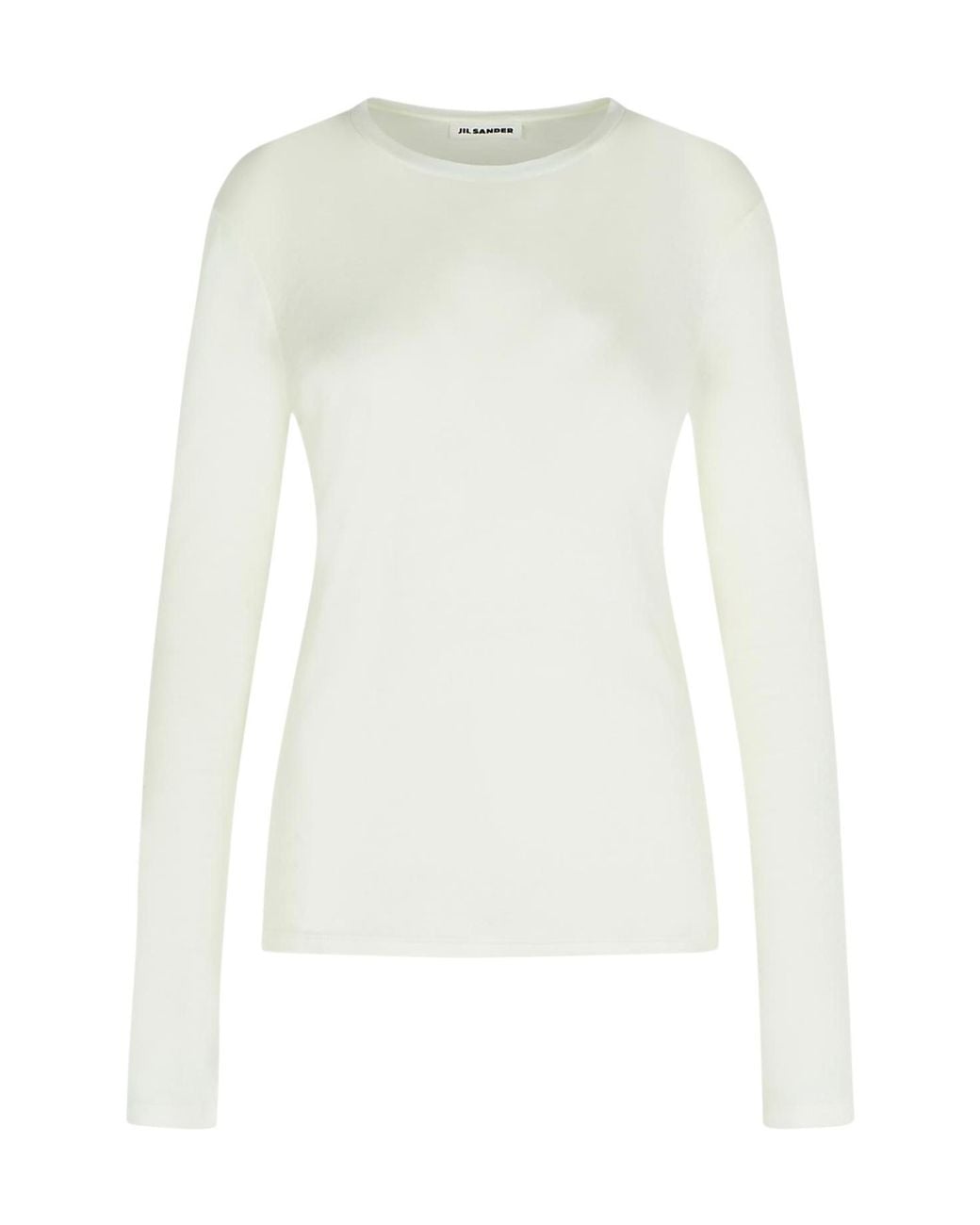 Jil Sander White 3 Pack Logo Embroidered Top