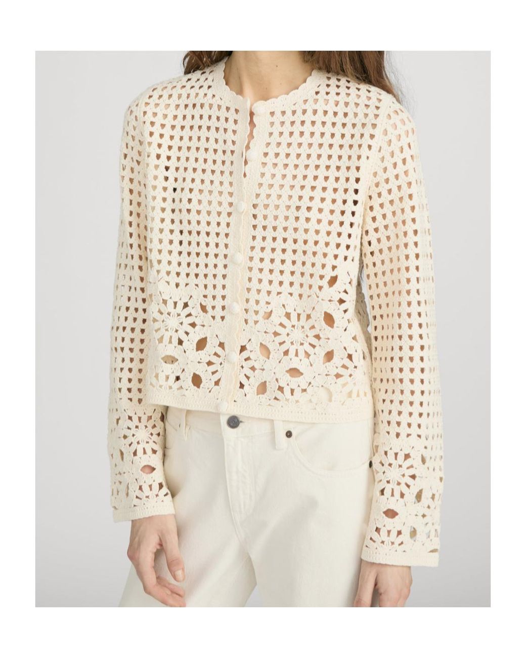 FRAME Natural The Postcard Cardi