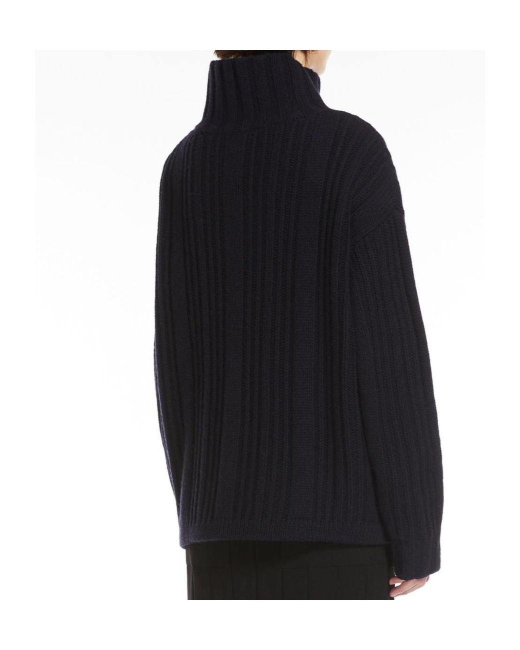 Max Mara Blue Vitalba Turtleneck Jumper