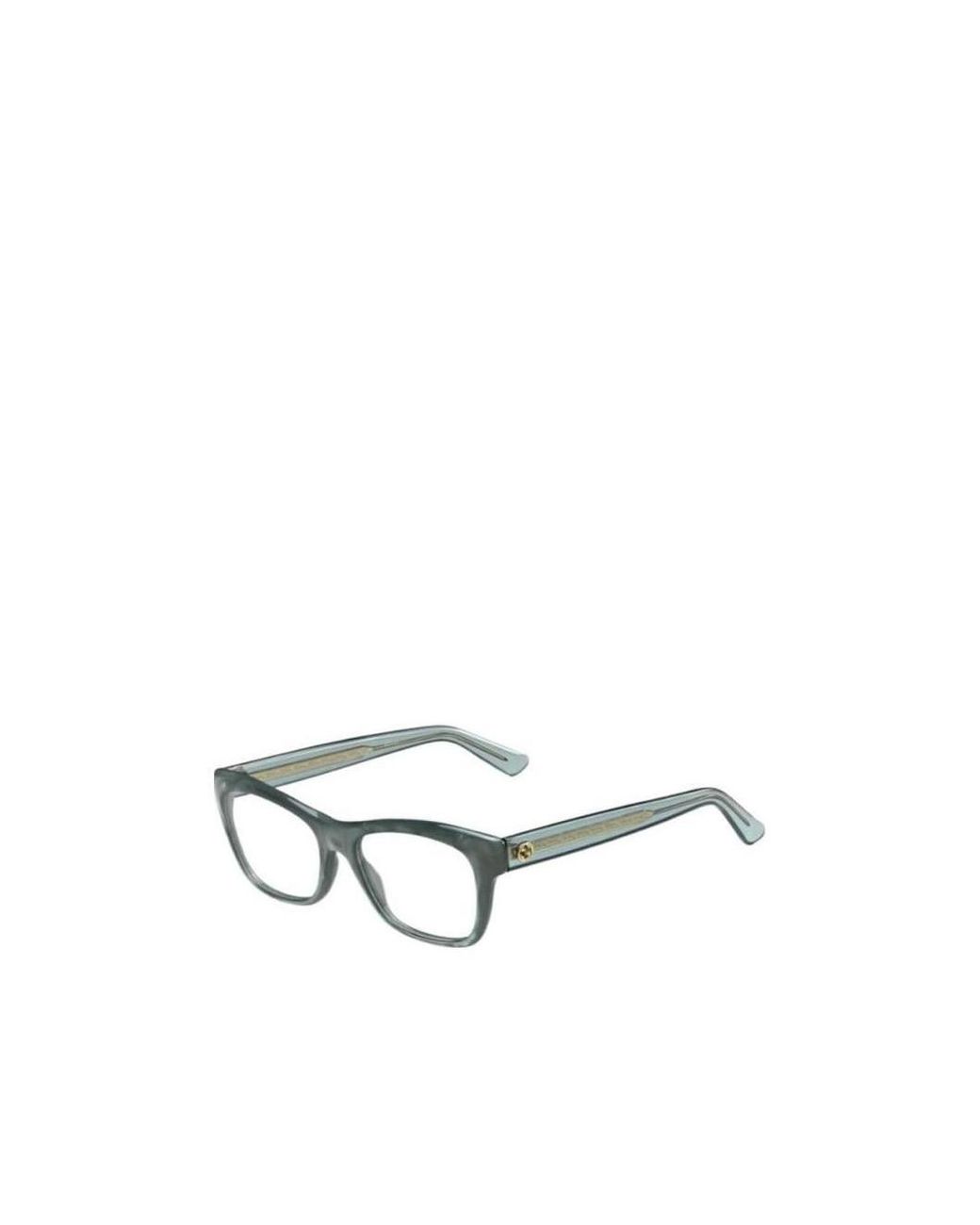 Gucci White Logo Details Flat Mirror