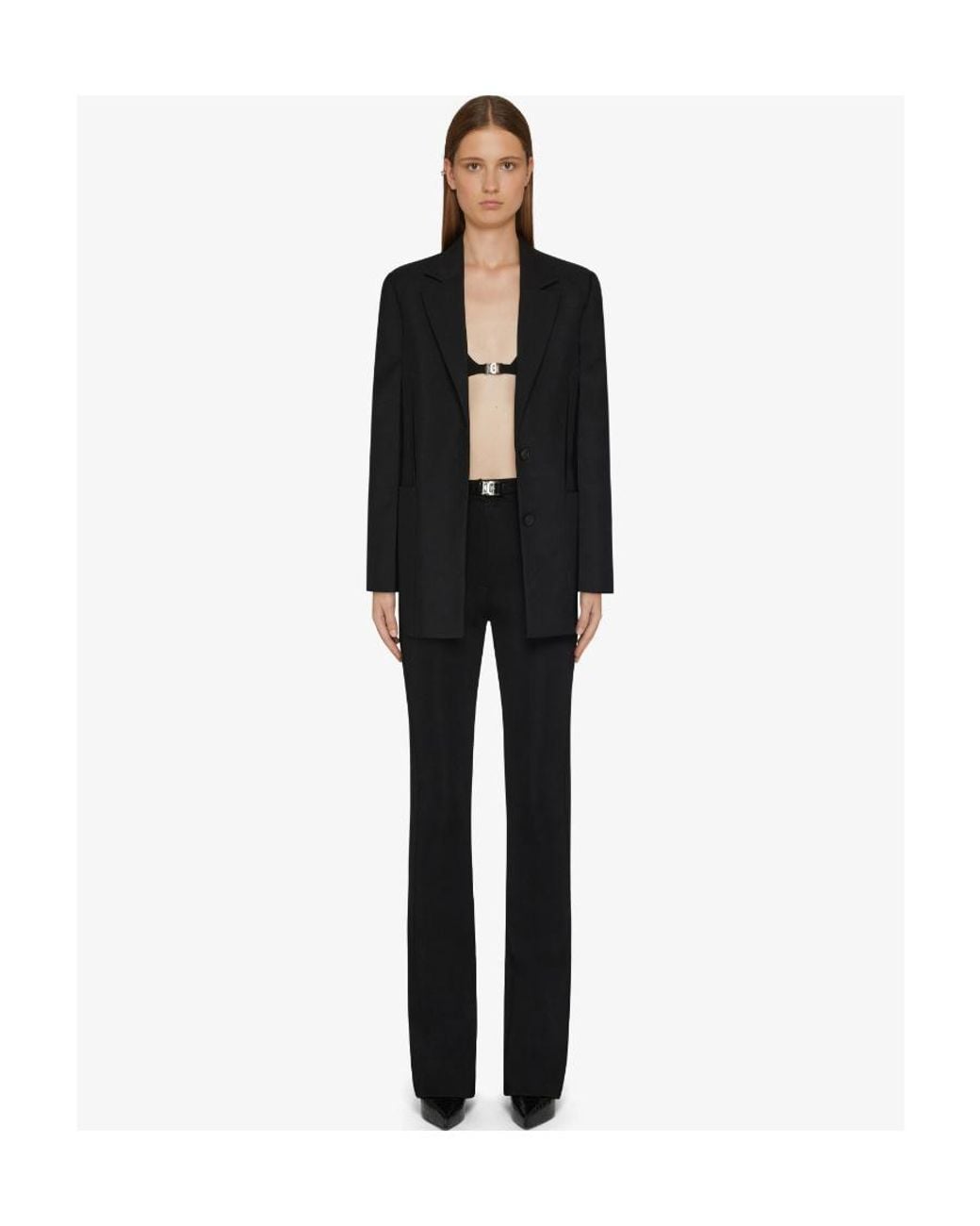 Givenchy Black Slim-Fit Dart Jacket