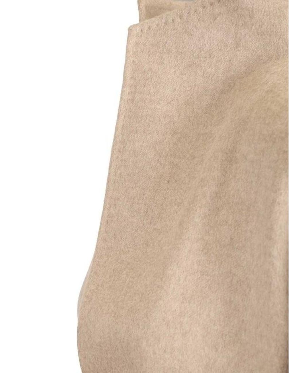 Max Mara Natural Belted Hooded Coat