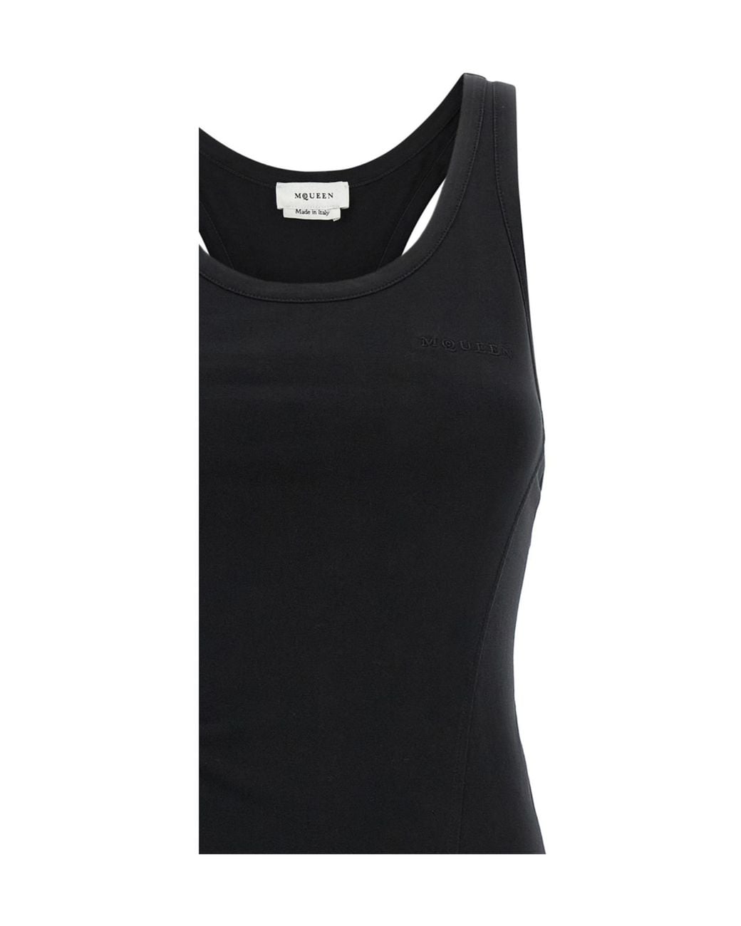 McQueen Black Corset Knitted Dress
