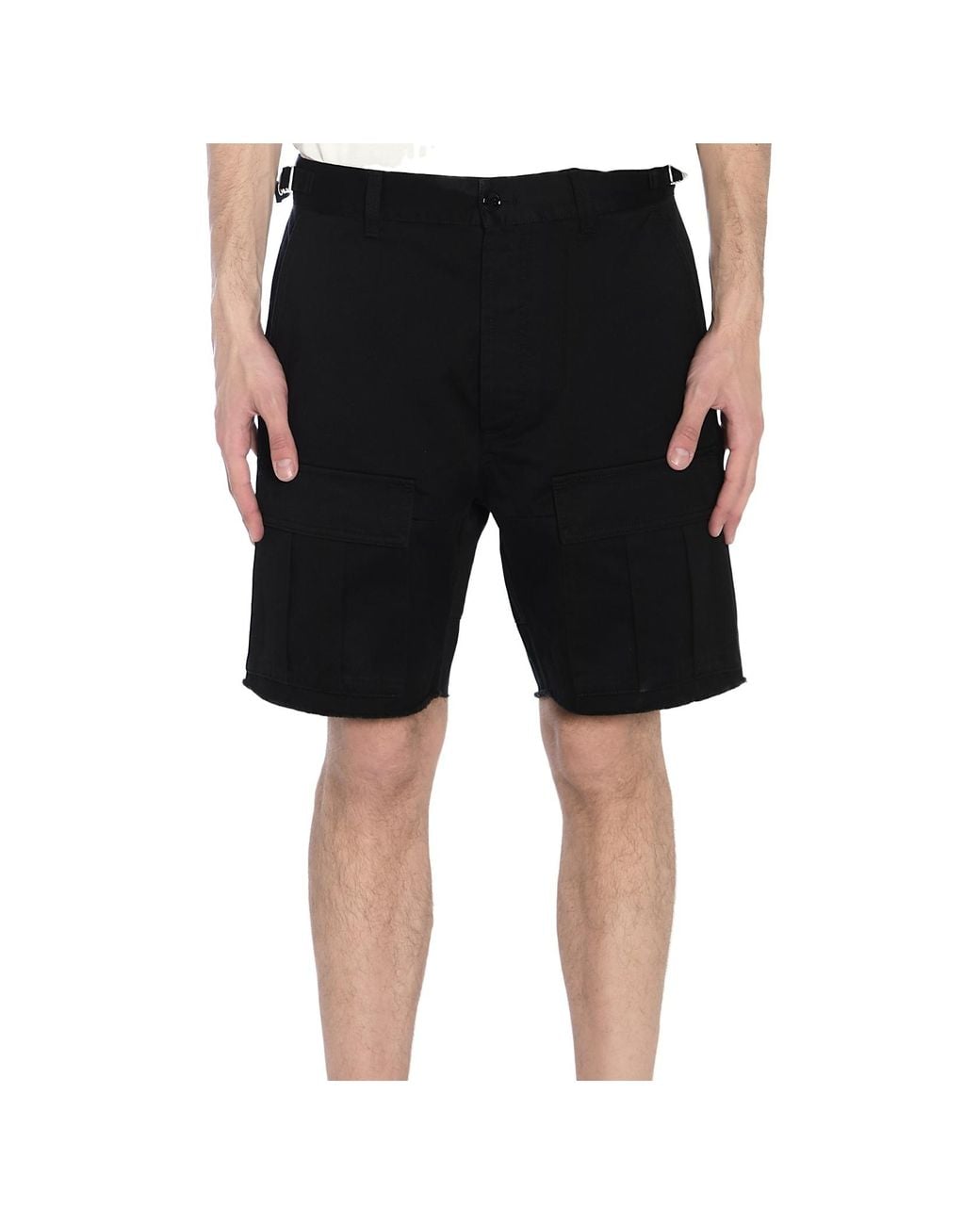 Céline Black Cargo Shorts for men