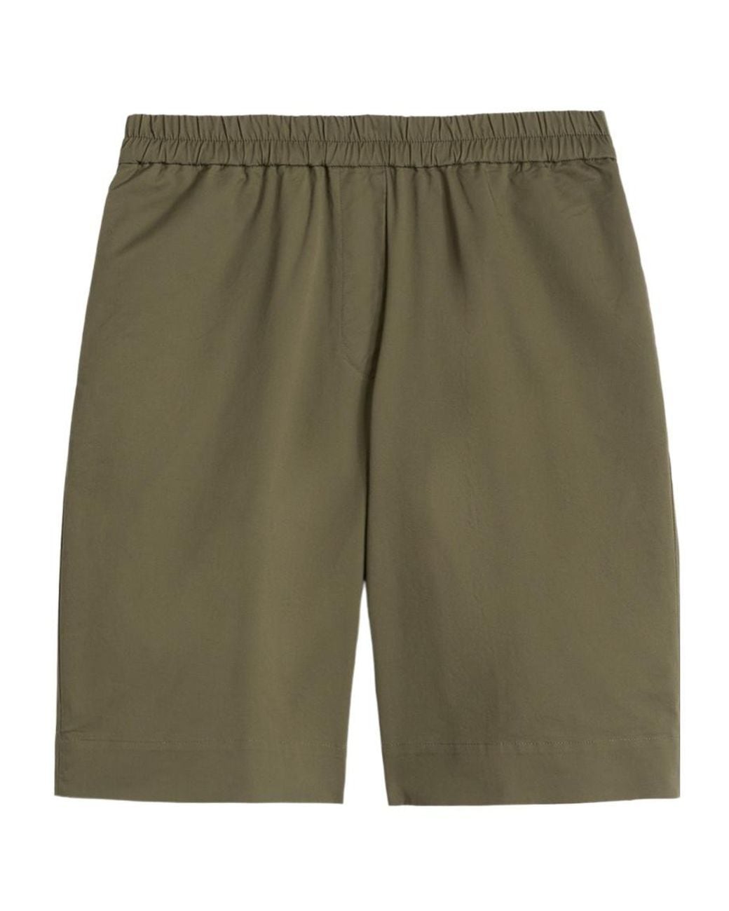Aspesi Green Elastic Waist Shorts