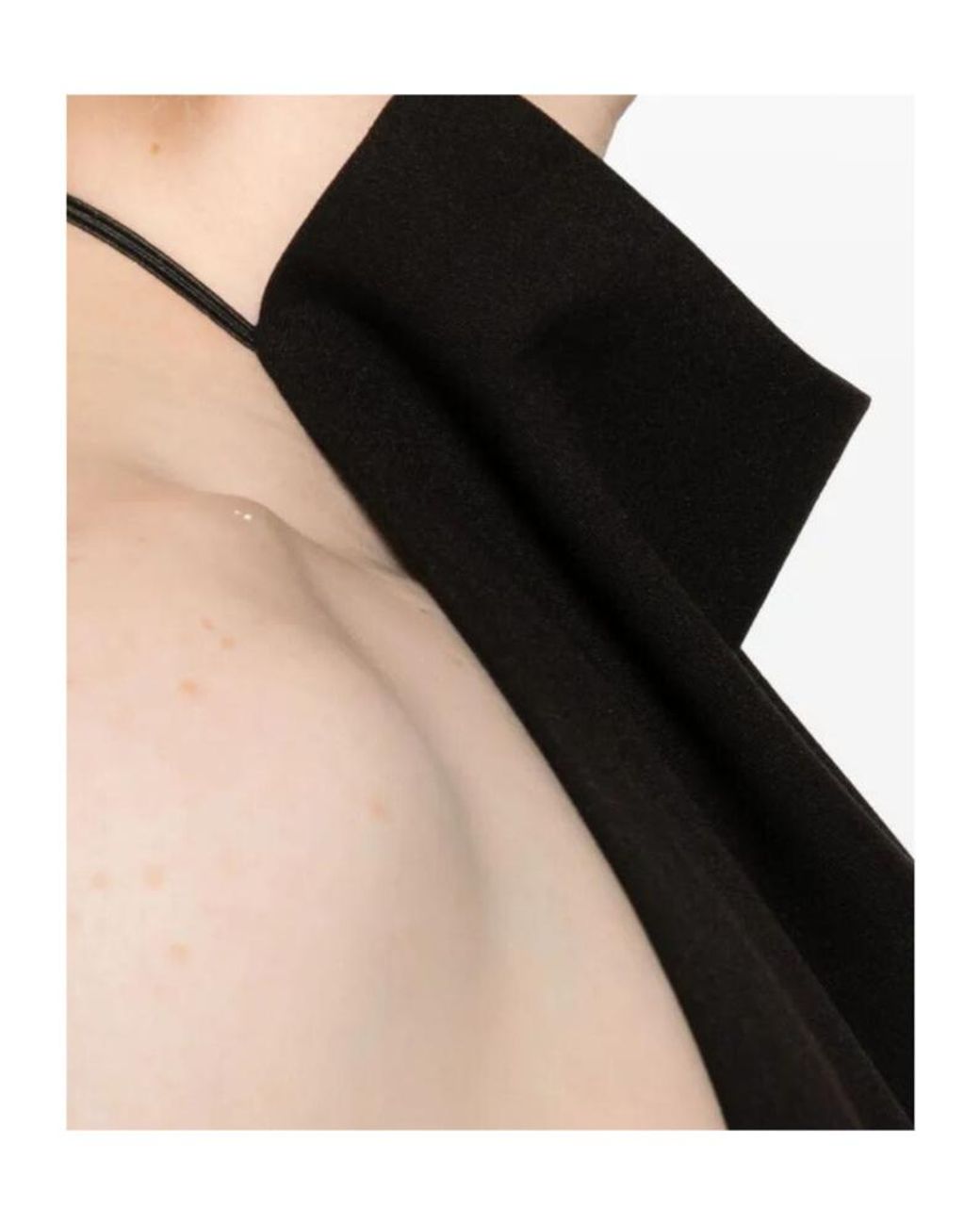 FEDERICO CINA Black Halterneck Blouse