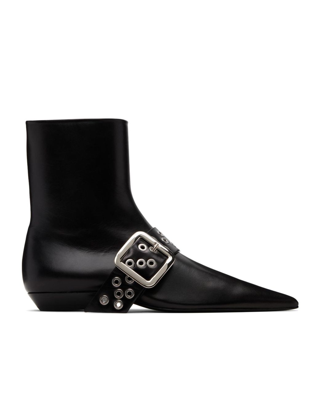 Jil Sander Black Ankle Boots